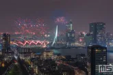 Het Nationale Vuurwerk 2024 in Rotterdam by Night
