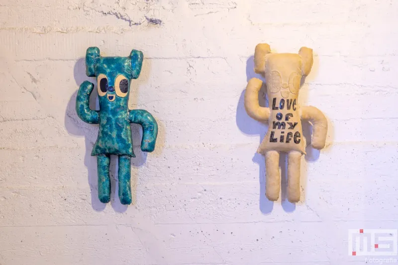 De Ceramic Bears van Bas Koster tijdens Object Rotterdam in het HAKA-gebouw in Rotterdam