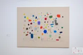 Een schilderij van Wieteke Heldens tijdens Art Rotterdam in de Van Nelle Fabriek in Rotterdam