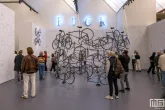 Een kunstwerk van AI WeiWei in de Kunsthal Rotterdam tijdens Museumnacht010 2024