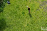 De Rotterdamse Dakendagen 2024 in Rotterdam met het uitzicht op het park voor de Laurenskerk