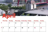 Te Koop | Het uitzicht op de skyline van Rotterdam met de Willemsbrug, Witte Huis en verder