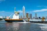 De demonstratie van Meten is Weten tijdens de Wereldhavendagen 2024 in Rotterdam