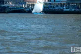 Het zeilschip tijdens de Wereldhavendagen 2024 in Rotterdam