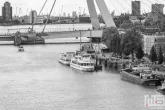 Het schitterende uitzicht op de Erasmusbrug tijdens Open Monumentendag 2024