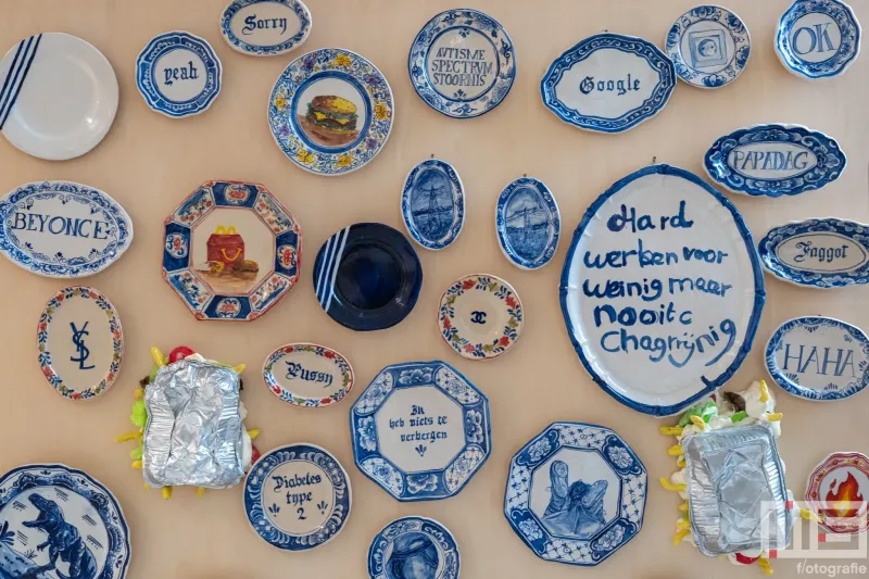 Delfsblauw van Chris Rijk op de Object Rotterdam 2025 in Rotterdam