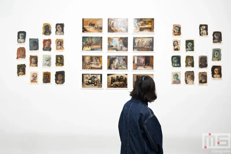 De kunstwerken van A Modest Show tijdens Art Rotterdam 2026 in Ahoy Rotterdam