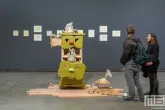 Het kunstwerk van Clara Lezla tijdens Art Rotterdam 2026 in Ahoy Rotterdam