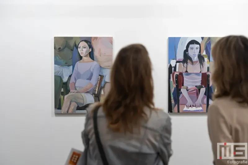 De kunstwerken van Helen Verhoeven tijdens Art Rotterdam 2026 in Ahoy Rotterdam