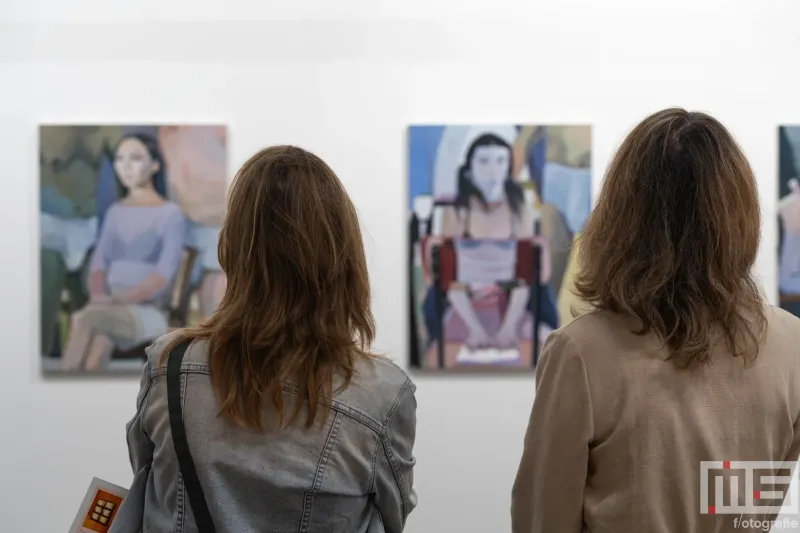 De kunstwerken van Helen Verhoeven tijdens Art Rotterdam in Ahoy Rotterdam