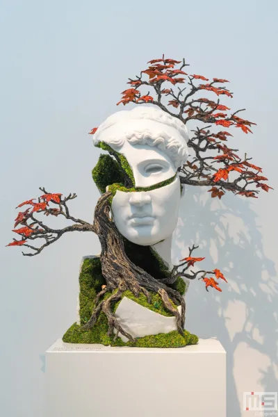 Het kunstwerk van Patrick Bergsma tijdens Art Rotterdam 2026 in Ahoy Rotterdam