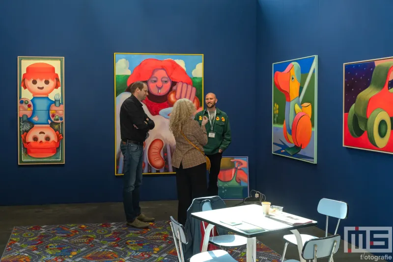 Andre Wendland op de kunstbeurs Art Rotterdam 2025 in de Ahoy Rotterdam