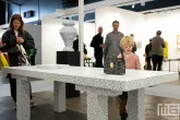 Diederik Schneemann met Lucky Dice op de kunstbeurs Art Rotterdam 2025 in de Ahoy Rotterdam