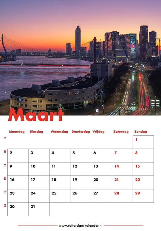 Te Koop | De skyline van Rotterdam tijdens een schitterende zonsondergang Te Koop | De skyline van Rotterdam tijdens een schitterende zonsondergang