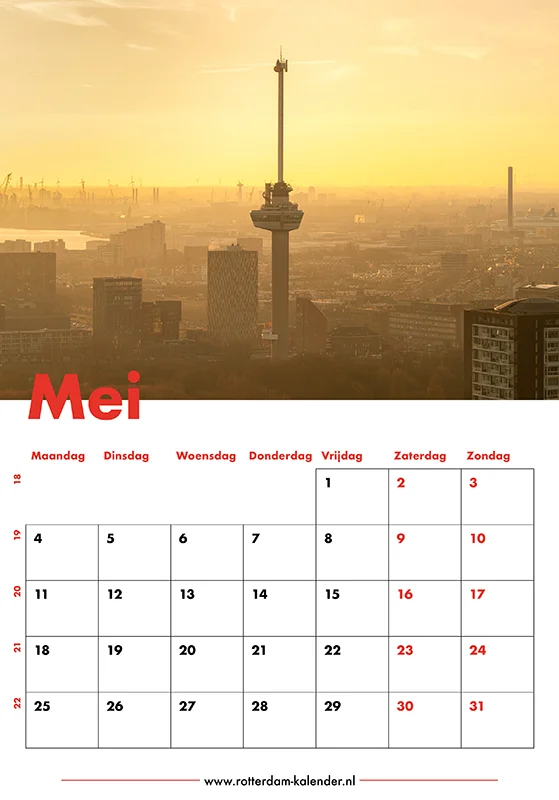 Te Koop | De Euromast en de havens van Rotterdam tijdens de zonsondergang Te Koop | De Euromast en de havens van Rotterdam tijdens de zonsondergang