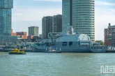 De marineschip A834 op de Wereldhavendagen in Rotterdam