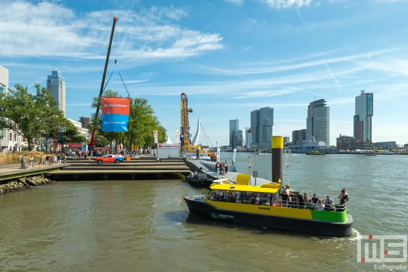 De Watertaxi verbinding op de Wereldhavendagen 2025 in Rotterdam