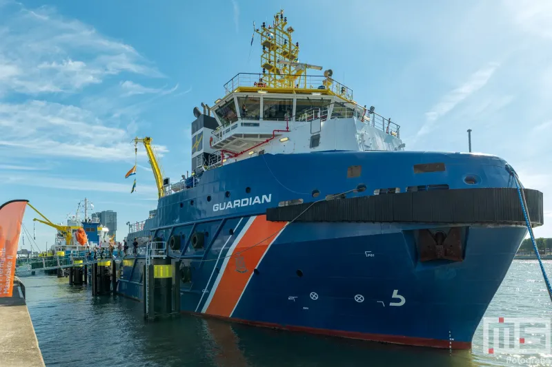 Het Multraship Guardian tijdens de Wereldhavendagen in Rotterdam