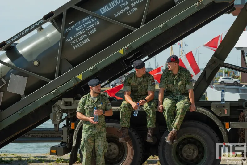 Het marine demogebied op de Wereldhavendagen 2025 in Rotterdam