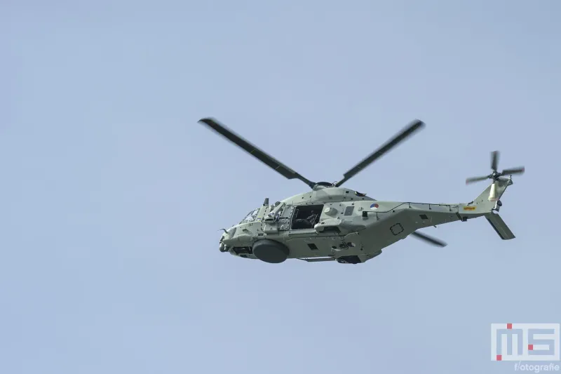 De helikopter 315 tijdens de Wereldhavendagen Rotterdam 2025