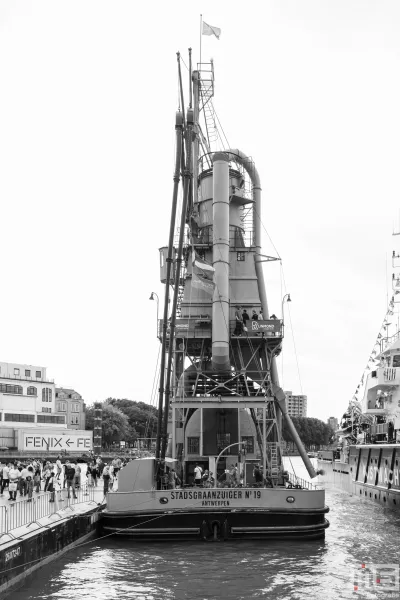 De stadsgraanzuiger 19 op de Wereldhavendagen 2025 in Rotterdam