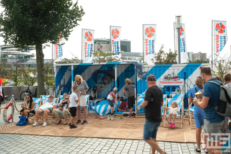 Fisherman's Friend rustplek op de Wereldhavendagen 2025 in Rotterdam
