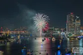 De vuurwerkshow van het avondprogramma van de Wereldhavendagen 2025 is een hoogtepunt voor bezoekers