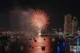 Het spectaculaire vuurwerk van de Wereldhavendagen 2025 vormt de afsluiting van het avondprogramma