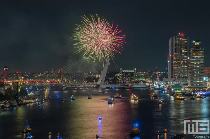 Avondprogramma Wereldhavendagen 2025 met een vuurwerkshow