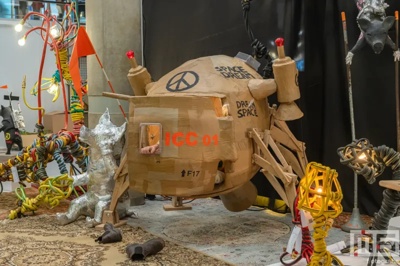 De kunstobjecten van Sander Bokkinga tijdens de designbeurs OBJECT Rotterdam 2026