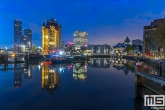 De Oudehaven met het Witte Huis in Rotterdam by Night