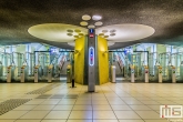 Te Koop | Het treinstation Blaak in Rotterdam by Night