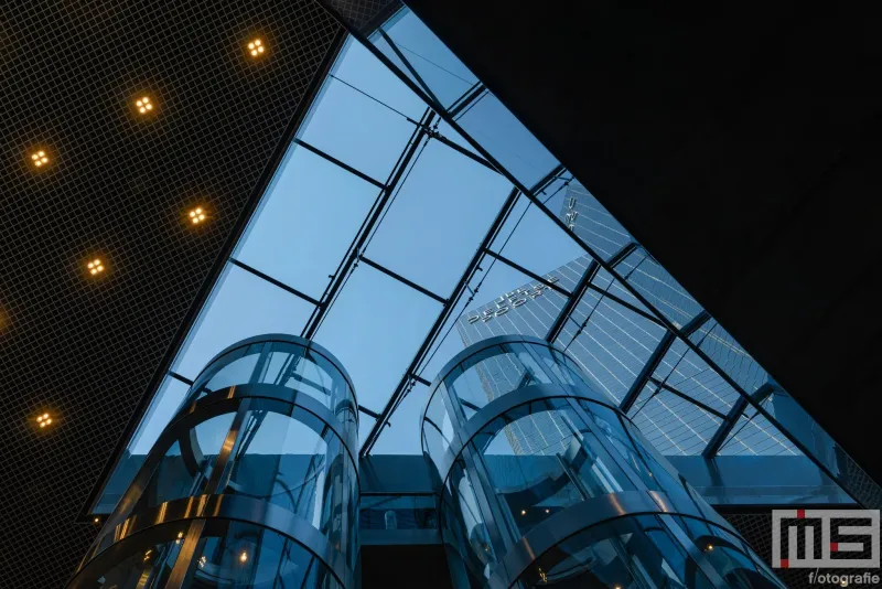 Een doorkijkje op de Delftse Poort  tijdens de Dag en Nacht van de Architectuur in Rotterdam