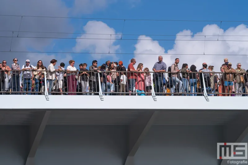 De Erasmusbrug vormt het decor tijdens de Rotterdamse Havendagen