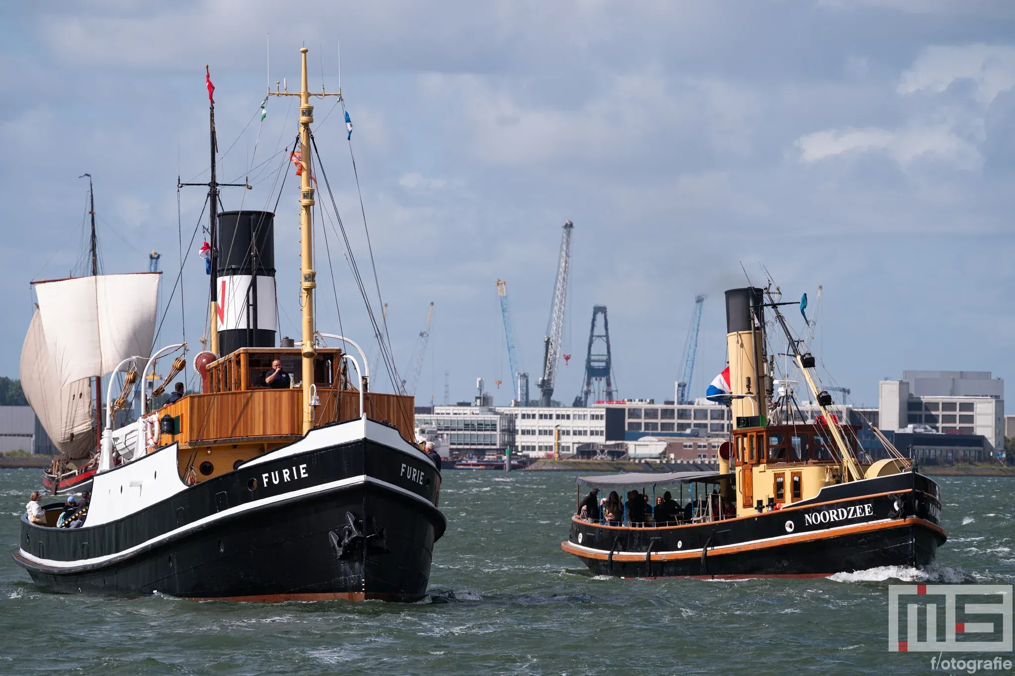 De historische sleepboot Noordzee tijdens de Wereldhavendagen 2026