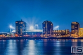 Het Feyenoord Stadion De Kuip in Rotterdam tijdens een speelavond