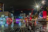 Te Koop | Het Schouwburgplein in Rotterdam met de Kracht van Rotterdam billboards