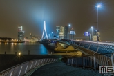 Te Koop | De skyline van Rotterdam met de Erasmusbrug