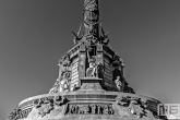 Het monument Mirador de Colom in Barcelona