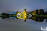 Het museum Boijmans van Beuningen in Rotterdam in reflectie
