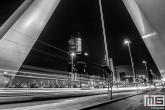 De Erasmusbrug in Rotterdam by Night