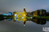 Te Koop | De kunsttuin van het Boijmans van Beuningen in Rotterdam by Night