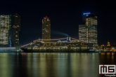 Het cruiseschip ms Rotterdam aan de Cruise Port in Rotterdam