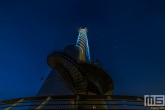 De spacetower van de Euromast in Rotterdam by Night