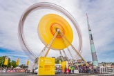 Het reuzenrad van Shell Energy Day in Rotterdam Ahoy