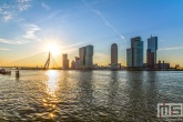 Te Koop | De zonsopkomst boven de Erasmusbrug in Rotterdam