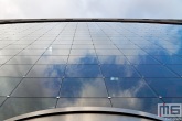 De glasramen van de Markthal in Rotterdam