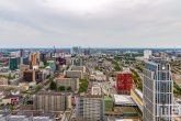 De skyline van Rotterdam Centrum