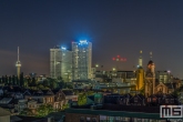 De Euromast en het Erasmus MC in Rotterdam by Night