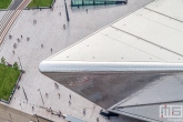 Het stationsplein met het Centraal Station in Rotterdam Centrum